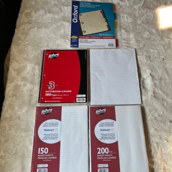 Back to School Office Supplies Oxford Hilroy Paper Notebook - Picture 1 of 10